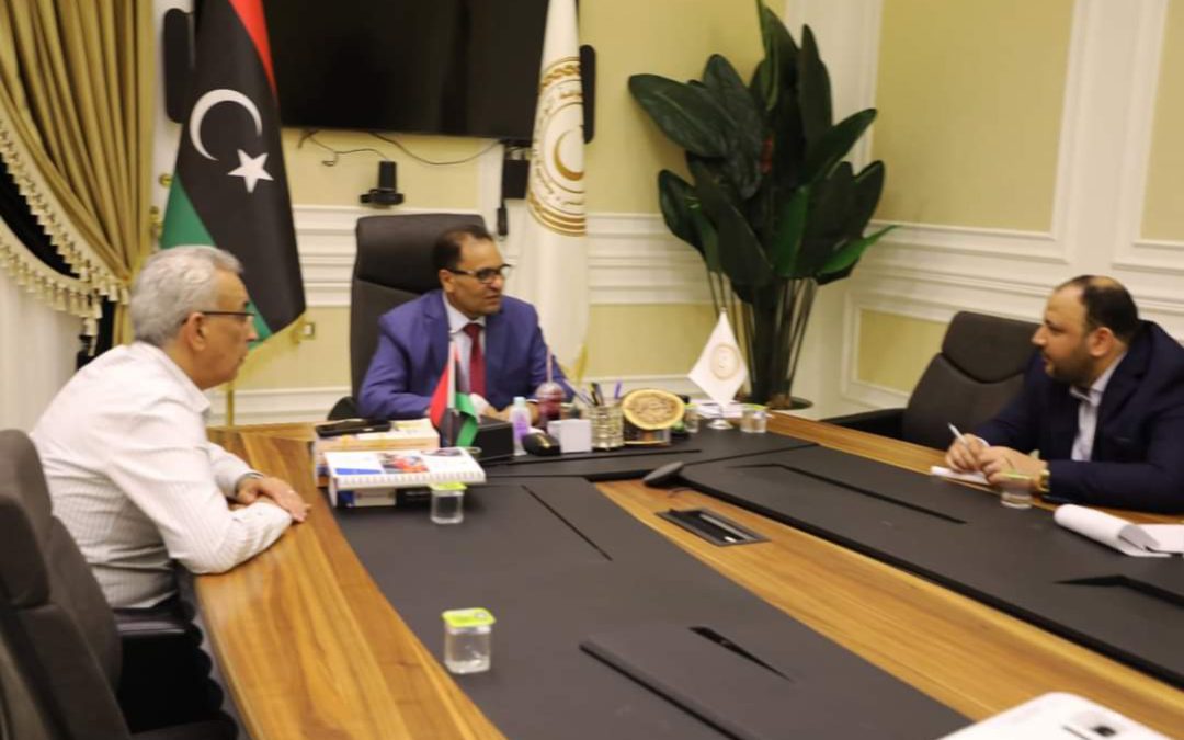 اجتماع مشترك بين وزارة التعليم العالي والبحث العلمي ووزارة الإسكان والمرافق.  1/أغسطس/2023م