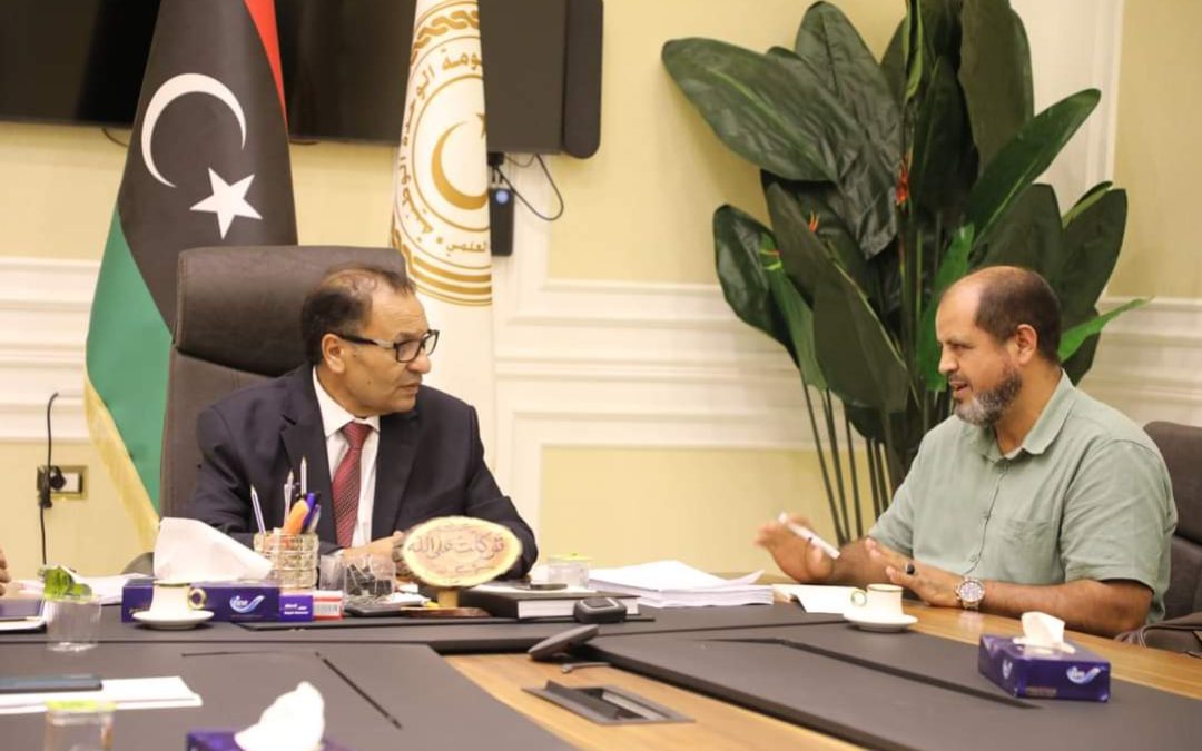 التقى معالي الوزير ظهر اليوم بالسيد مدير إدارة شؤون الجامعات 22/اغسطس/2023