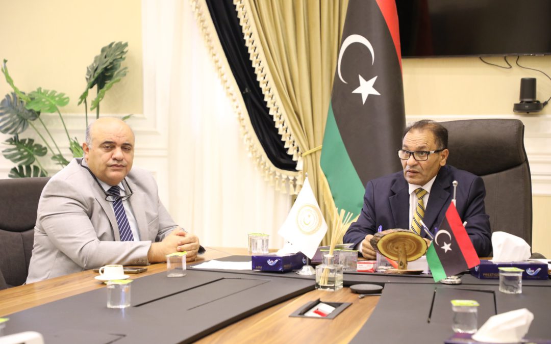 معالي الوزير يلتقي رئيس الأكاديمية الليبية