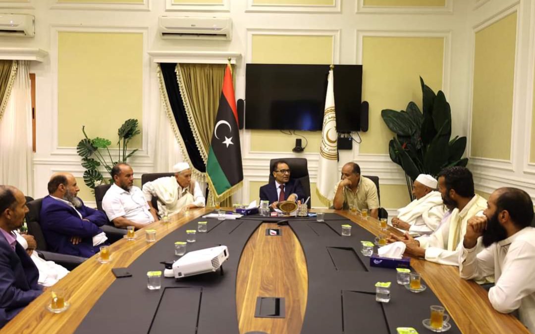 التقى معالي الوزير ظهر اليوم بمكتبه بديوان الوزارة بالعاصمة طرابلس بالسادة عميد وأعضاء بلدية الرياينة4/سبتمبر/2023