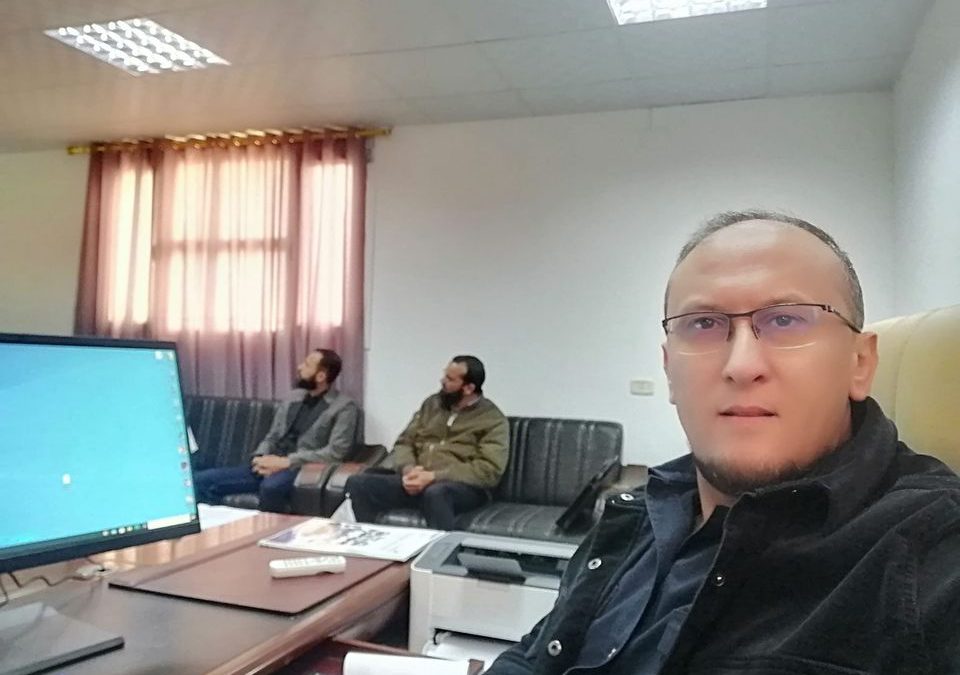 #جامعة_المرقب. اليوم الاول لسلسلة من ورش العمل التي ينظمها ويشرف عليها مكتب التعاون الدولي بالجامعة