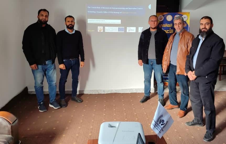 #جامعة_المرقب. متابعات مكتب التعاون الدولي بالجامعة. اُستكمالاً لورش العمل التي أنجزت يومي الأحد والاثنين من الأسبوع الماضي