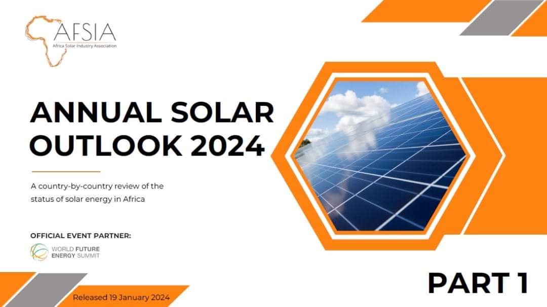 أصدرت الرابطة الأفريقية لصناعة الطاقة الشمسية Africa Solar Industry Association (AFSIA) تقريرها السنوي حول صناعة الطاقة الشمسية في القارة الأفريقية /الهيئة اليبية للبحت العلمي