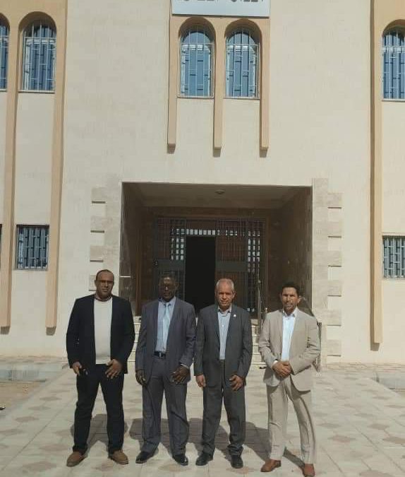 زيارة اللجنة الوزارية للتدقيق وتجميع البيانات في جامعة وادي الشاطي