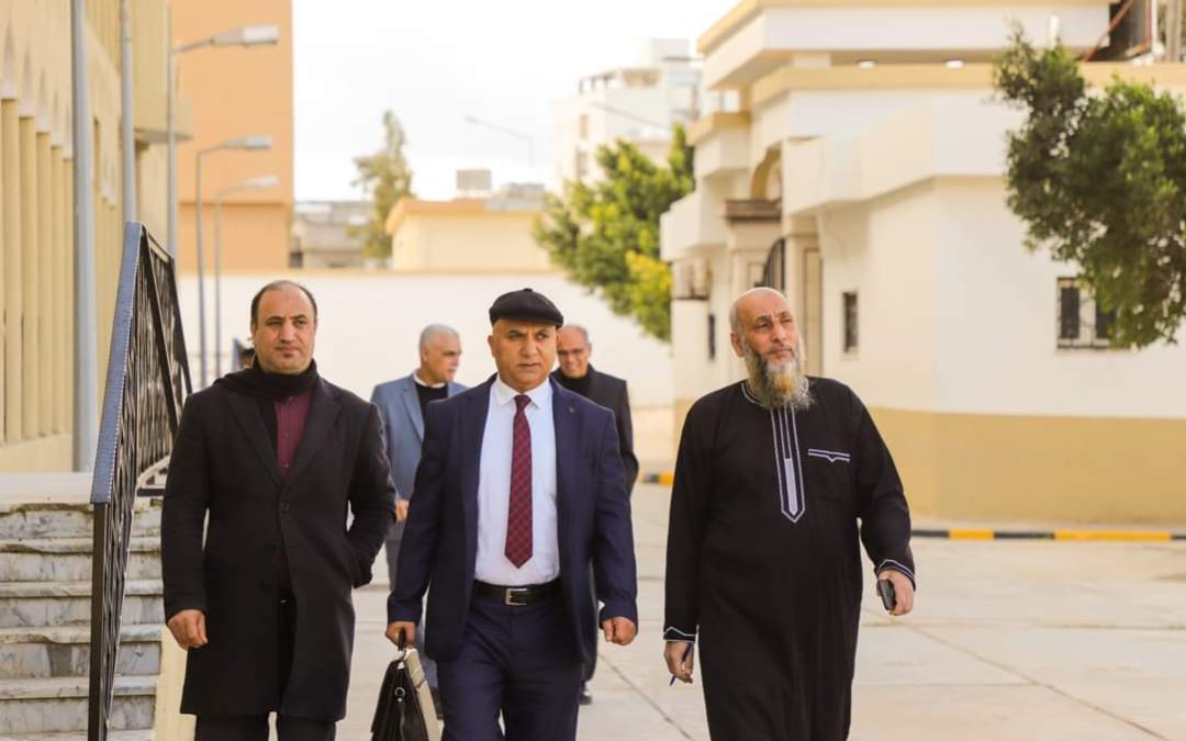 باشرت صبيحة يوم الأحد الموافق 18\2\2024م لجنة حصر ممتلكات وزارة التعليم العالي والبحث العلمي برئاسة السيد الدكتور إبراهيم انويجي والأعضاء المرافقين له بزيارة ميدانية لجامعة السيد محمد علي السنوسي ببلدية البيضاء