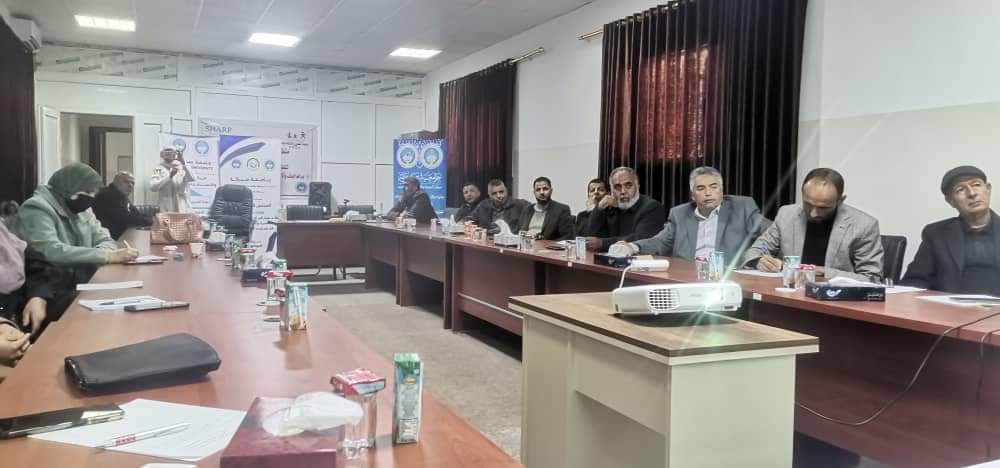 “جامعة صبراته”ورشة عمل حول : أهمية المعامل والمختبرات في إجراء الدراسات البيئية