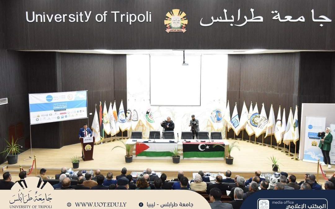 | #متابعات |      نظمت جامعة طرابلس صباح اليوم الأربعاء الموافق 21 فبراير 2024 م، برعاية وزارة التعليم العالي والبحث العلمي اجتماعًا هامًا لاتحاد جامعات المتوسط UNIMED بمشاركة الجامعات الليبية