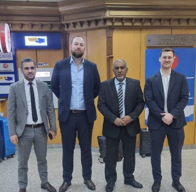 وفد مؤسسة التايمز للتعليم العالي يصل العاصمة التونسية وكان في استقباله السيد مدير البرنامج الوطني لتعزيز التنافسية الدولية للجامعات الليبية د عبدالباسط القريدي والسيد/ مدير مكتب العلاقات بالسفارة الليبية بتونس