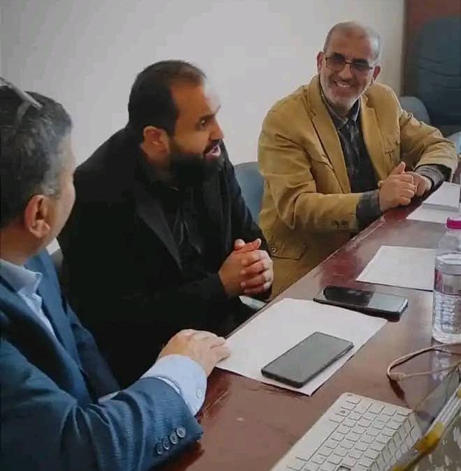 “جامعةدرنة” ((ورشة عمل بعنوان معايير الاعتماد المؤسسي للكلية ))