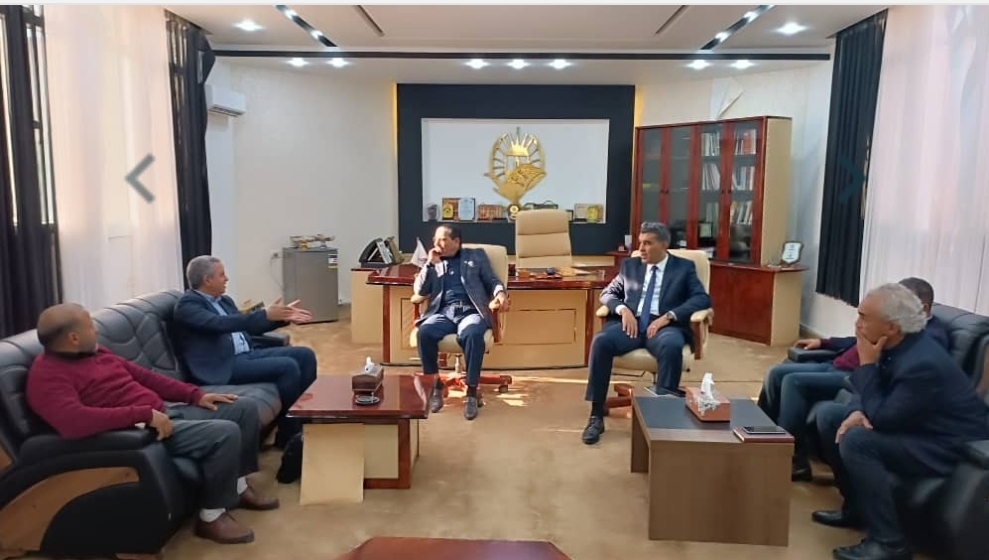 زيارة مدير إدارة الدراسات العليا بوزارة التعليم العالي والبحث العلمي للجامعة