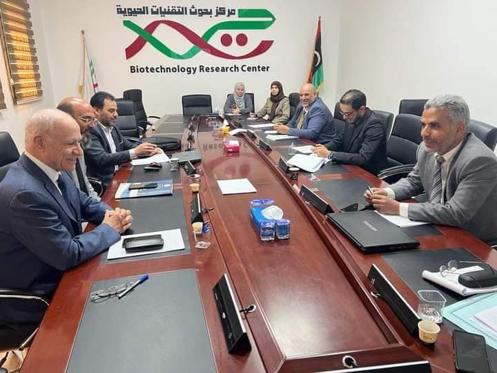 #اجتماعات…..  نقلا عن المركز الليبي لبحوث التقنيات الحيوية، أحد المراكز البحثية التابعة للهيئة الليبية للبحث العلمي. 