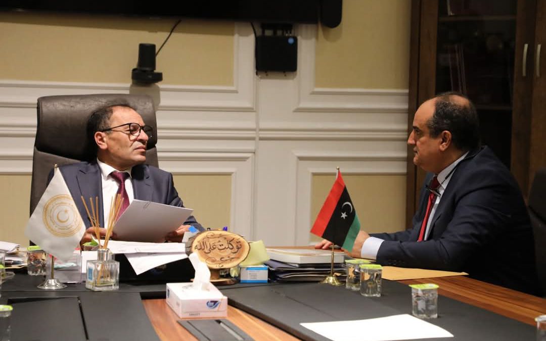 معالي الوزير يطلع على نتائج مسابقة ليبيا للابتكار ويبحث مشاريع التعاون العلمي مع مدير عام الهيئة الليبية للبحث العلمي. 2024/12/23م