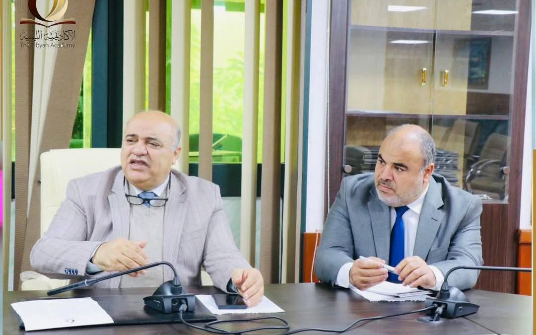 #متابعات     رئيس الاكاديمية الليبية يشارك في الاجتماع الدوري للمجلس العلمي للعام الدراسي 2024/ 2025م.