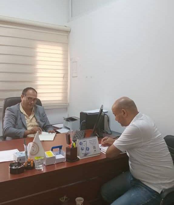 الاجتماع التمهيدي لإقامة بعض الأنشطة في جامعة غريان