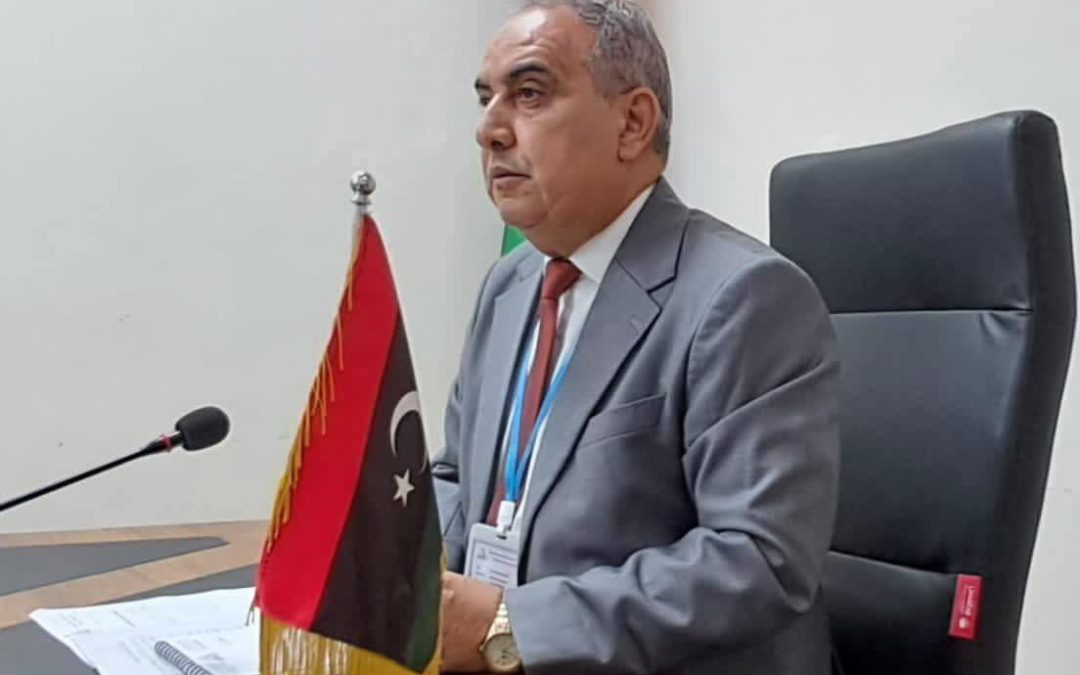 مدير عام المركز الوطني لضمان الجودة الدكتور “رجب العكاشي” يجتمع بمدراء الادارات والمكاتب.