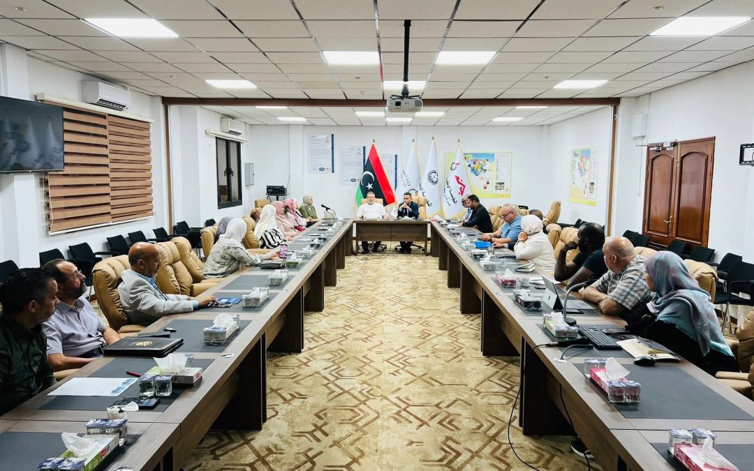 زيارة وفد من المركز المتقدم لأبحاث النبات والطب التكميلي بجامعة الزاوية إلى مركز بحوث النفط