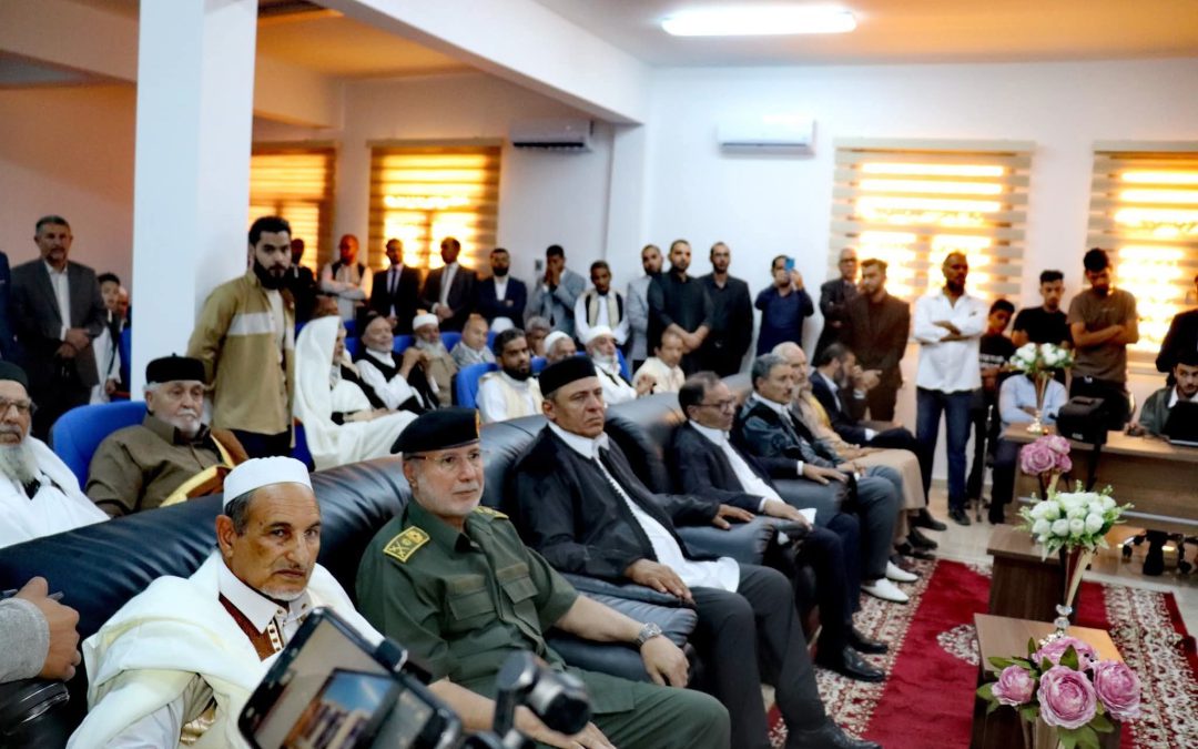 افتتاح مبنى كلية القانون والعلوم السياسية وبيت الضيافة بالزنتان