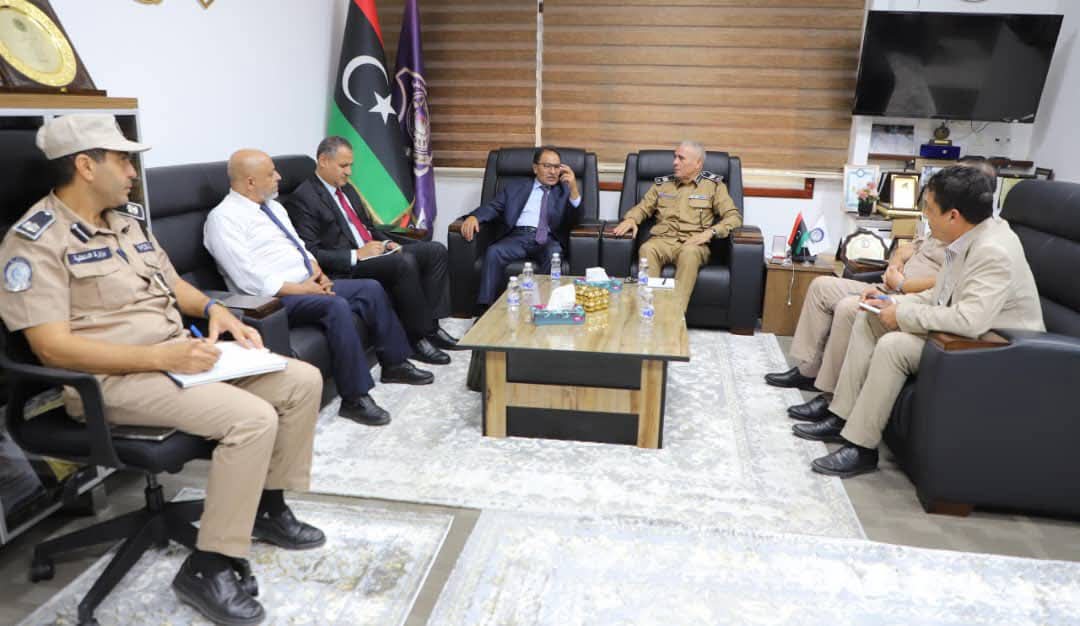 لقاء معالي وزير التعليم العالي والبحث العلمي  مع رئيس مصلحة الجوازات والجنسية وشؤون الأجانب