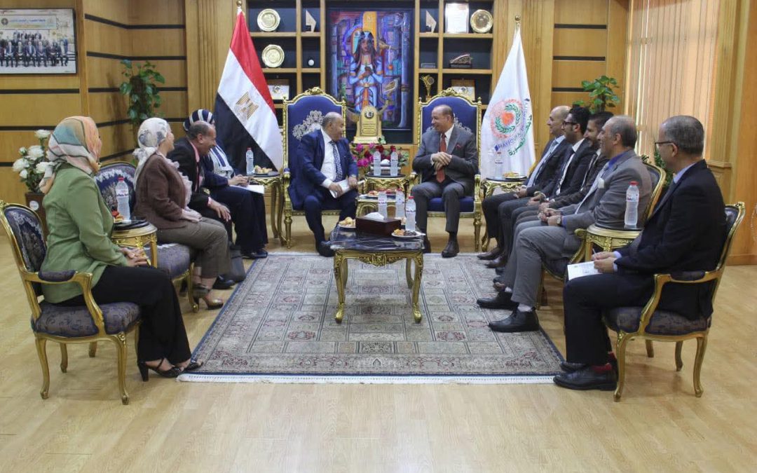 زيارة الأستاذ إسماعيل اعبيد الملحق الثقافي والأكاديمي لجامعة المنصورة