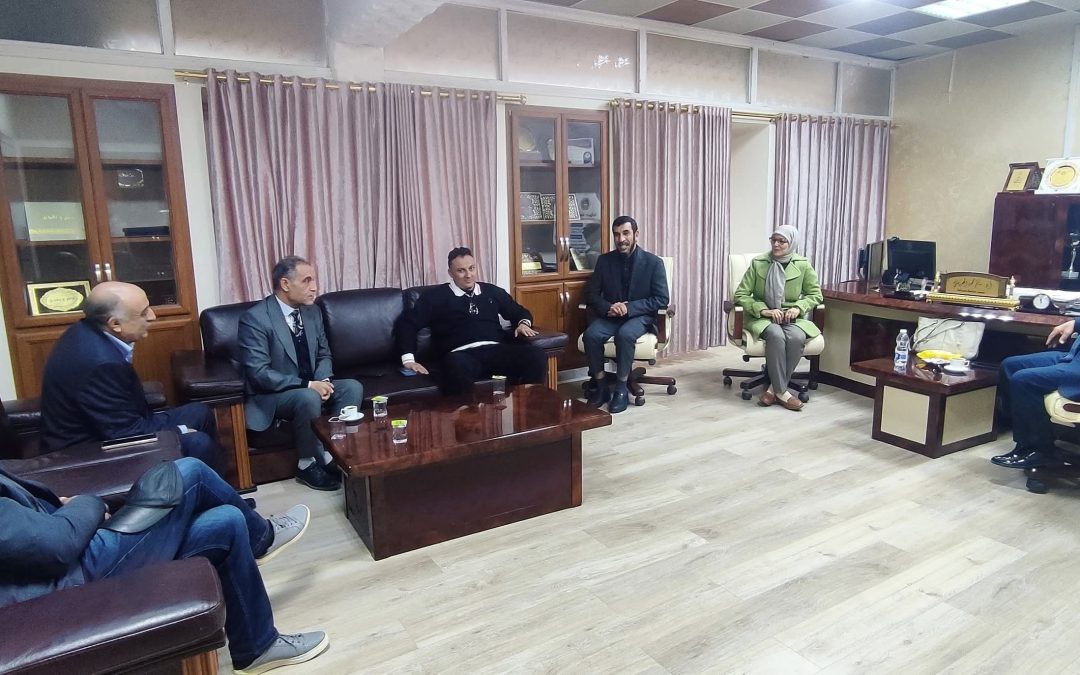 استقبل السيد رئيس جامعة صبراتة صباح اليوم   الاربعاء الموافق 3 ديسمبر 2025م الاربعاء بمكتبه وفداً ممثلاً لجامعة آي فيجن البريطانية، AI Vision University المهتمة بمجال الذكاء الاصطناعي