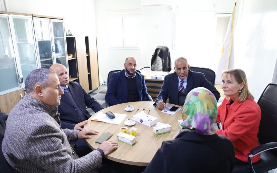 اجتماعٌ ضمّ السيدة مدير التعاون التنموي والثقافي بالسفارة الألمانية ونائبه في طرابلس