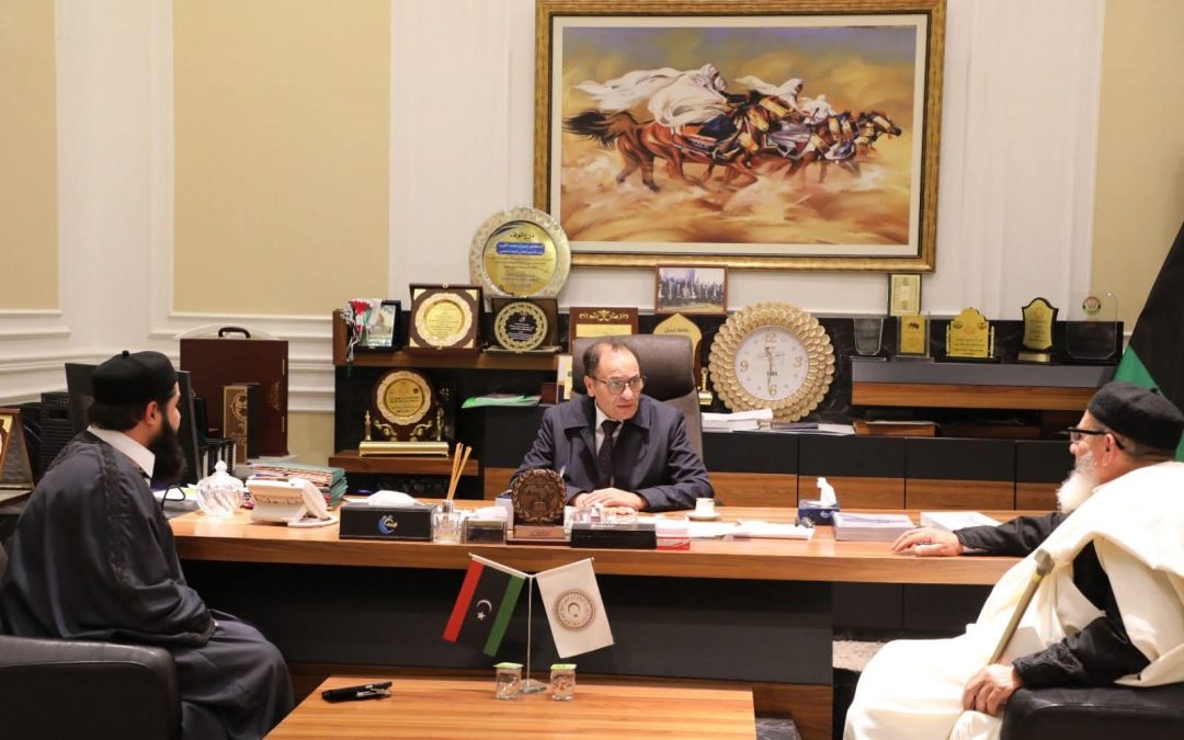 معالي الوزير يلتقي رئيس الجامعة الإسلامية 