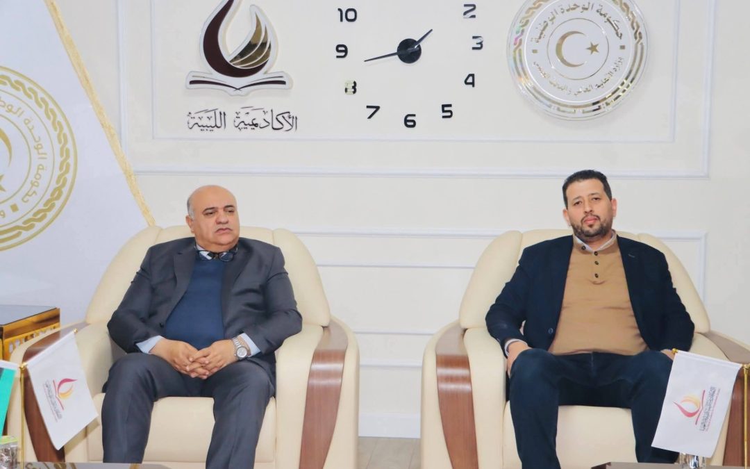 اجتماع مشترك بين الاكاديمية الليبية و شركة ليبيا للإتصالات والتقنية    