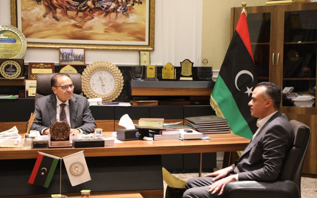 معالي وزير التعليم العالي والبحث العلمي يلتقي عميد بلدية غريان   