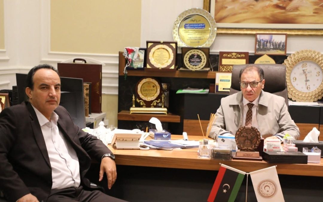 لقاء معالي الوزير الدكتور “عمران القيب” السيد رئيس جامعة الزيتونة