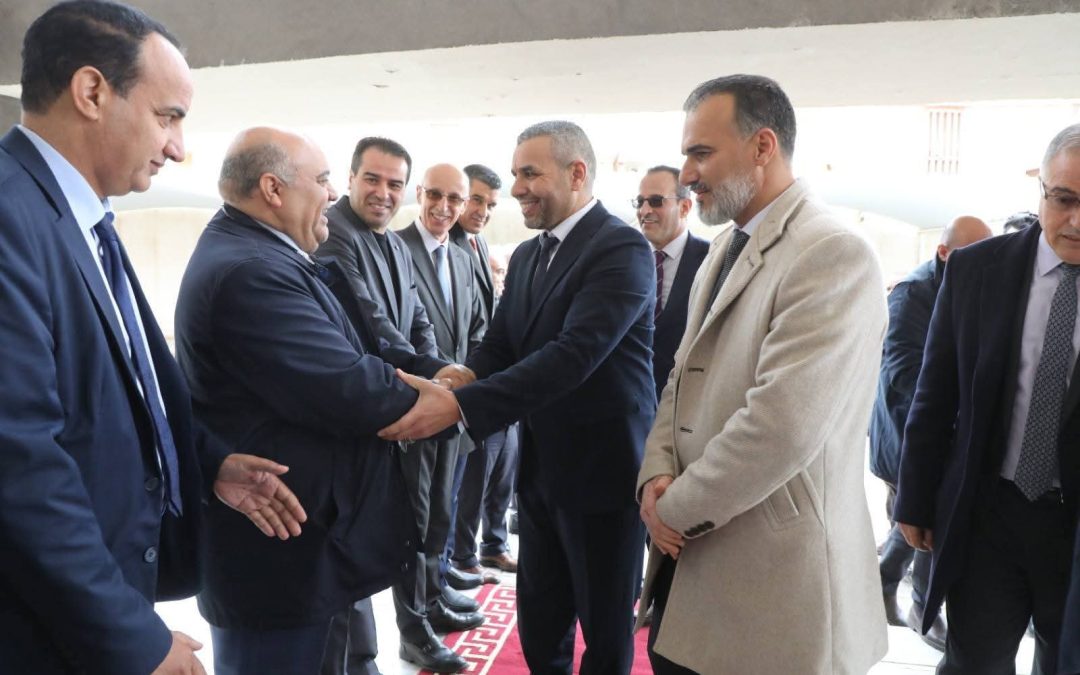 استقبل السيد وكيل وزارة التعليم العالي والبحث العلمي لشؤون التعليم العالي، إلى جانب السيد رئيس الأكاديمية الليبية