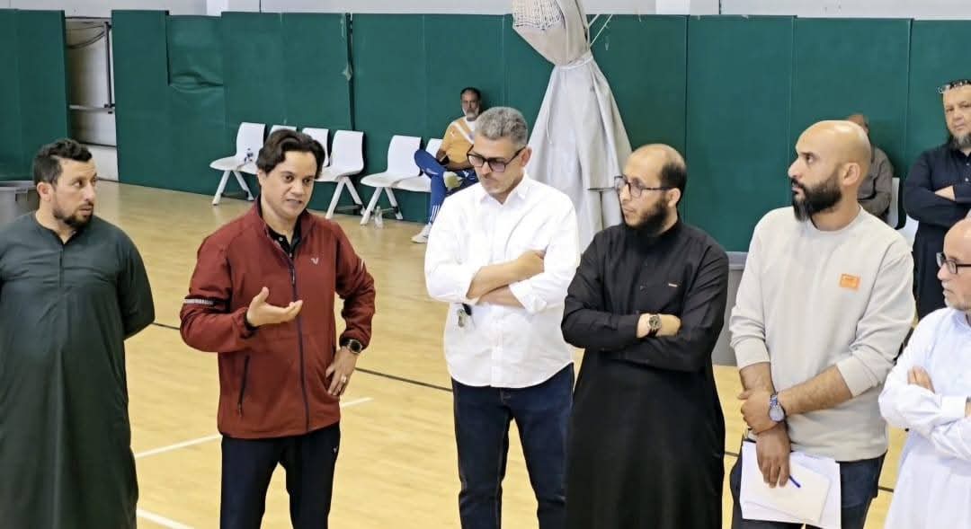 اقامة مباراة لكرة اليد بمشاركة طلاب الجامعات الليبية